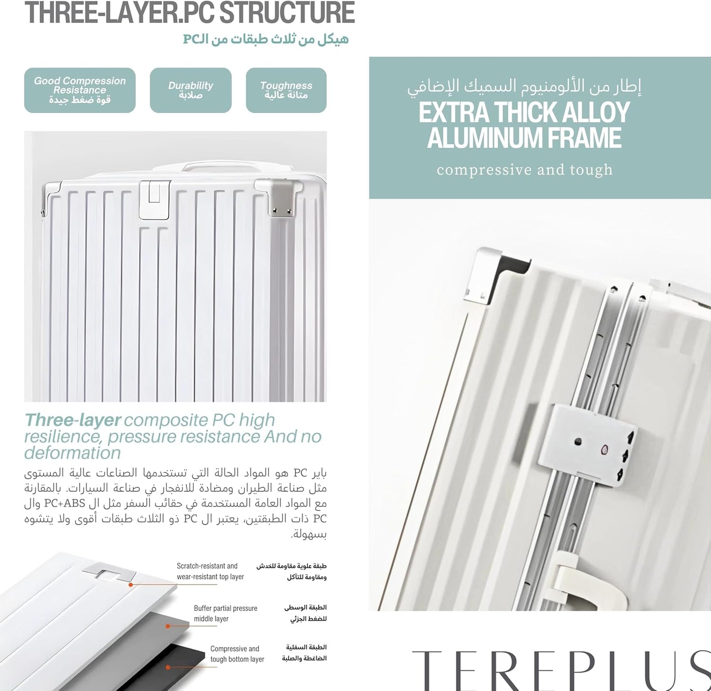 Luxury Check In Luggage Travel Bag Suitcase lightweight with High Quality Aluminium Frame Zipperless Cup holder Silent Wheels USB Port Charging (Mint, 24 Inches)