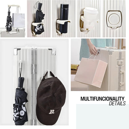 Luxury Check In Luggage Travel Bag Suitcase lightweight with High Quality Aluminium Frame Zipperless Cup holder Silent Wheels USB Port Charging (Mint, 24 Inches)